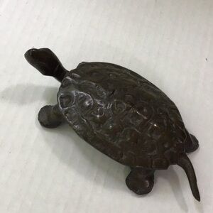 Japanese Metal Turtle/ Tortoise Figurine